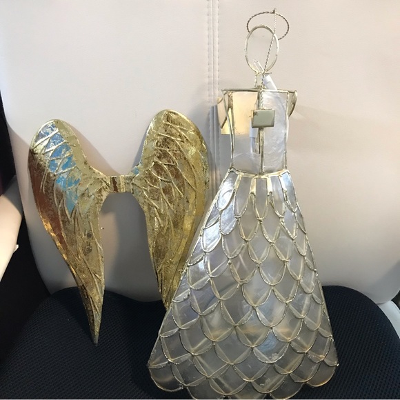 balsam hill Holiday Balsam Hill Capiz Angel Tree Topper Poshmark